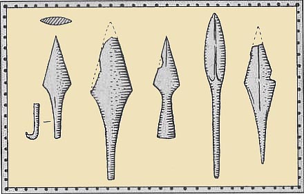 Наконечники сулиц. X–XIII века