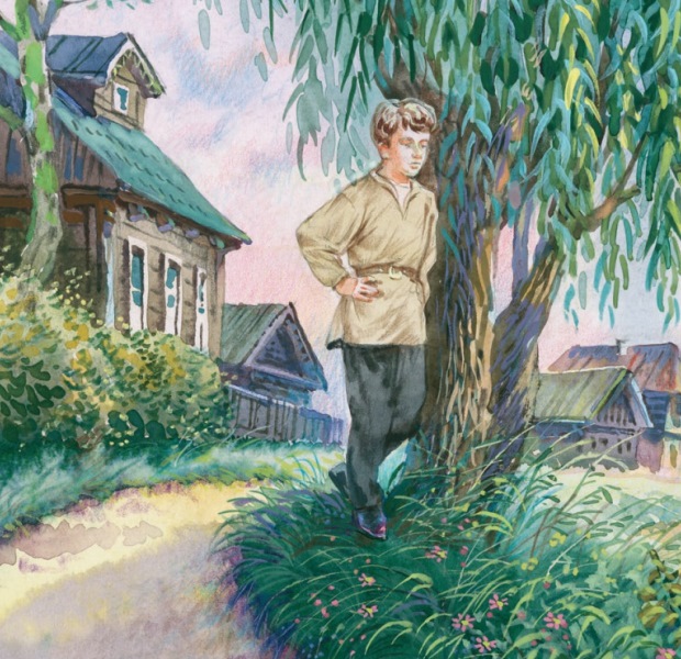С. Есенин. Вот уж вечер… С. Есенин. Вот уж вечер…